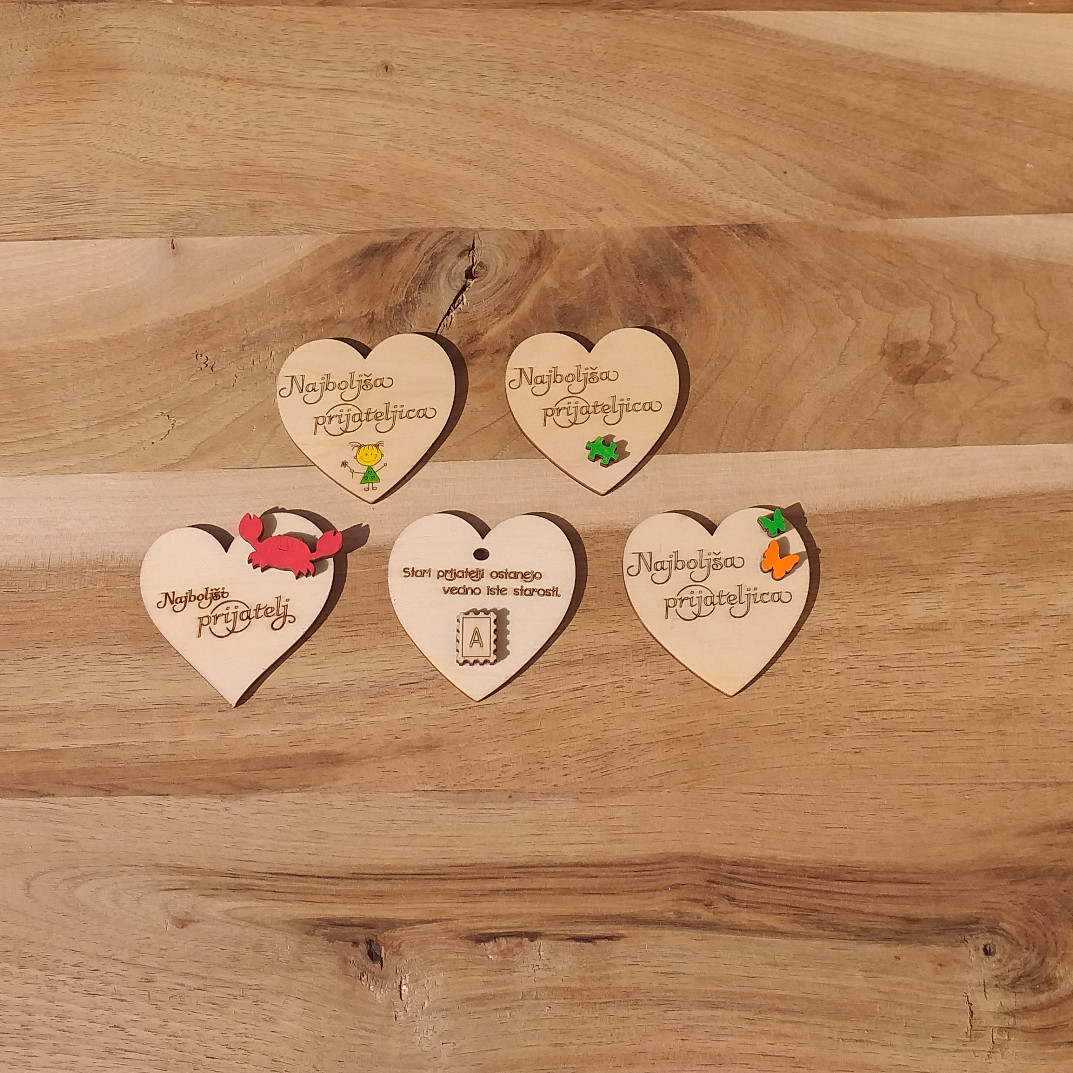 Srčki z mislimi (cvetličarna)