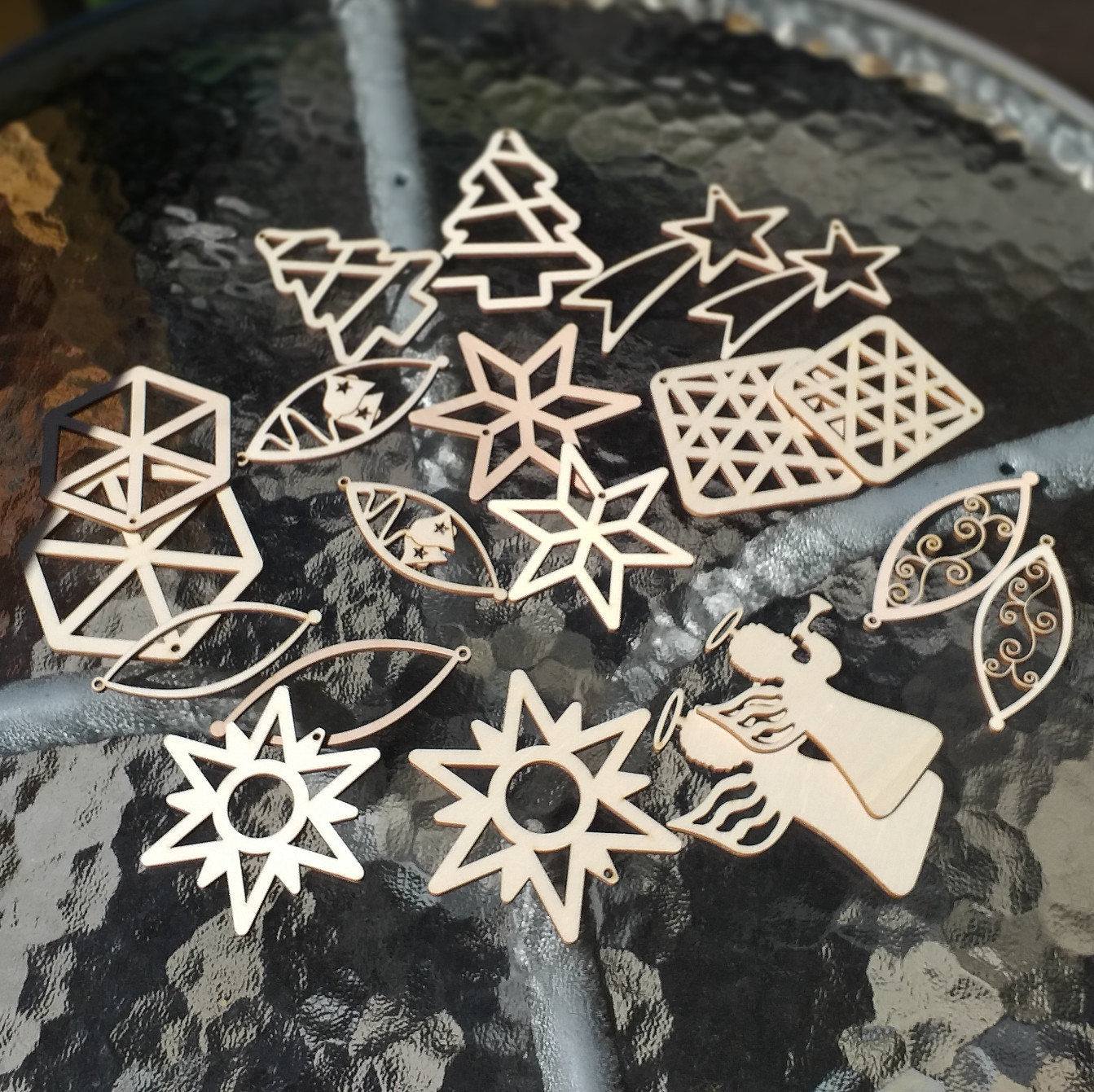 Novoletni obeski - komplet 1