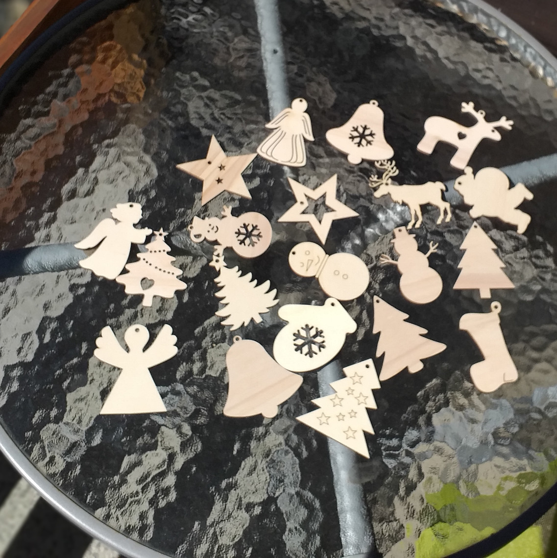 Novoletni obeski otroški - komplet 4