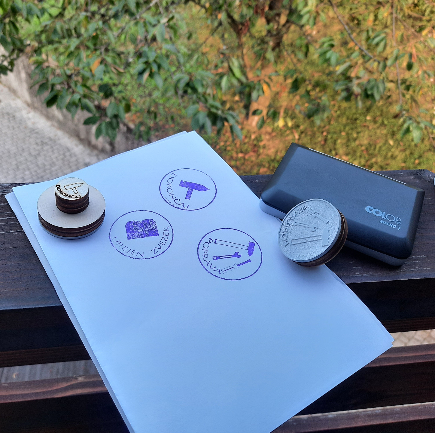 Komplet štampiljk za učiteljice