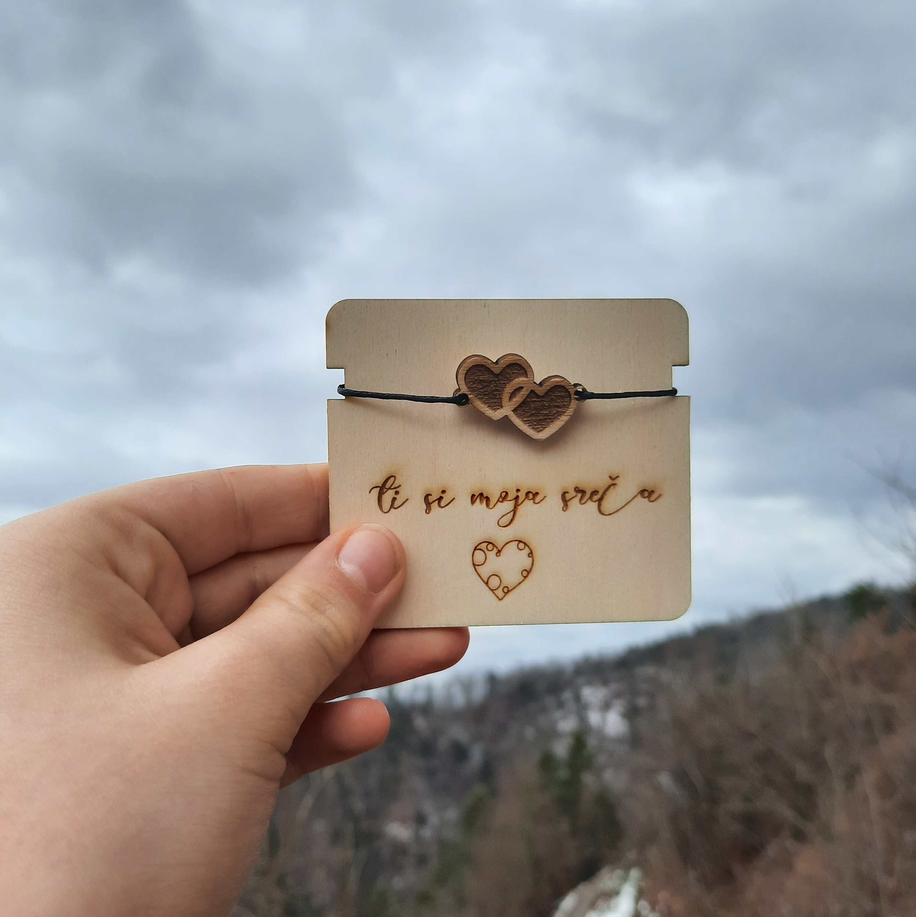 Zapestnica prepletanje 2 src - večna ljubezen