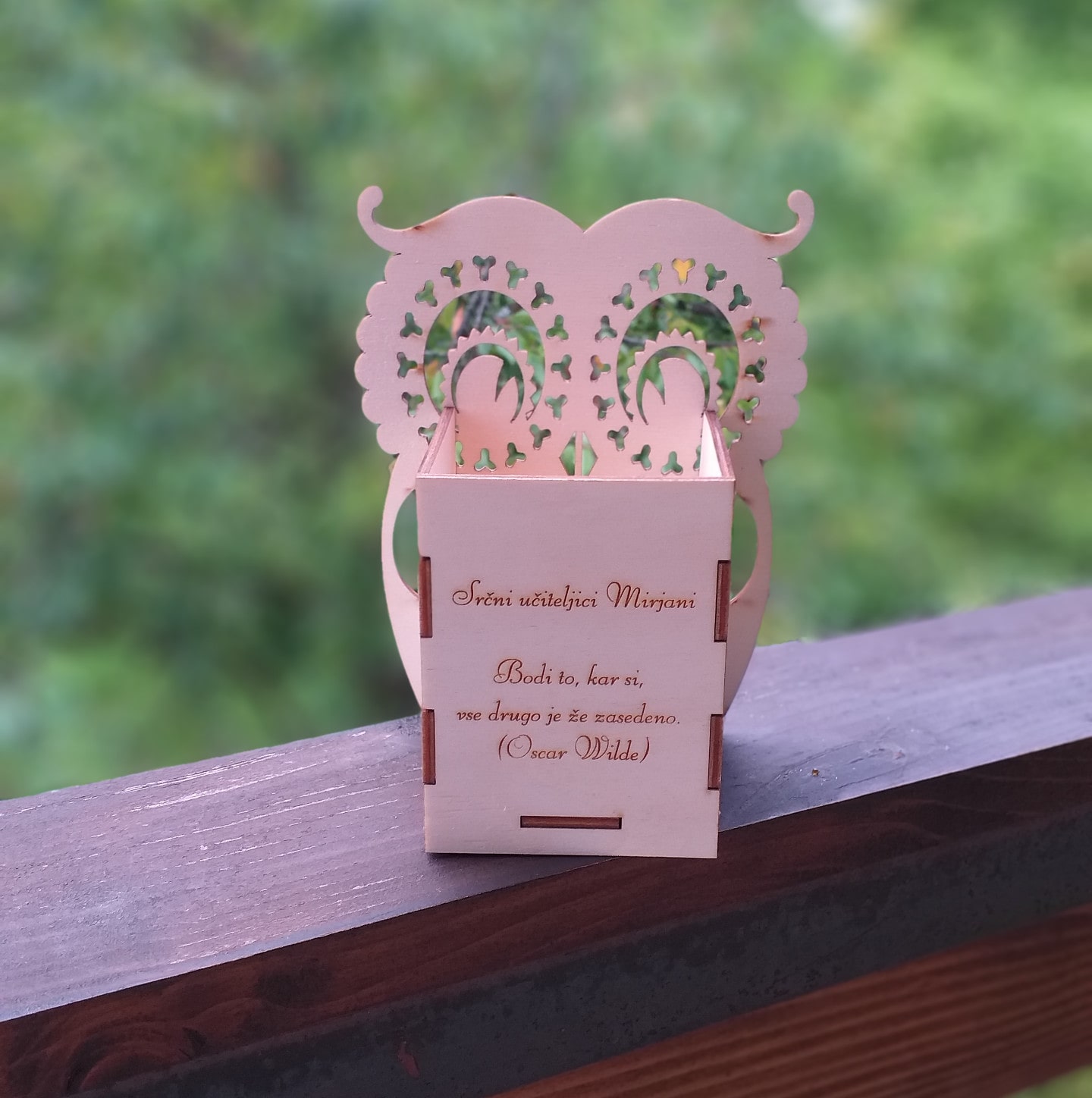 Škatla za svinčnike - Sovica Okica