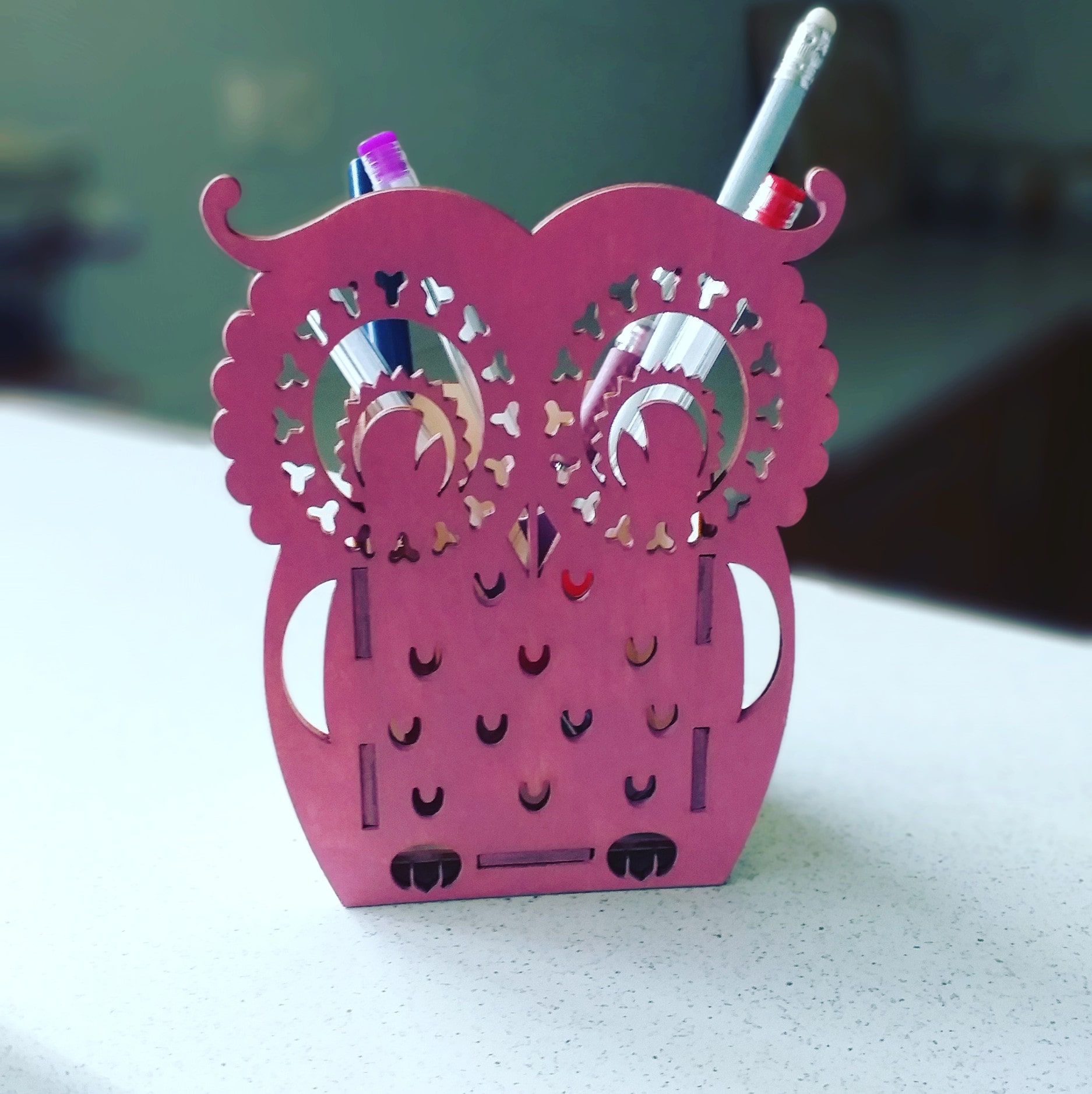 Škatla za svinčnike - Sovica Okica