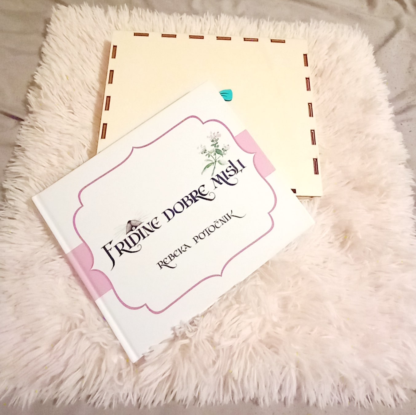 Komplet knjig v leseni škatli