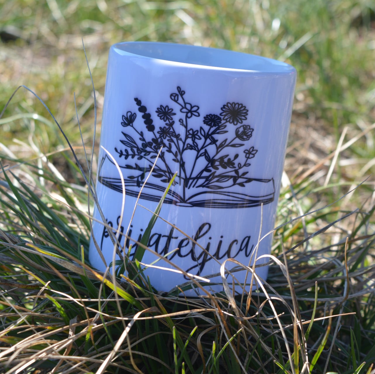 Skodelica (lonček) s potiskom