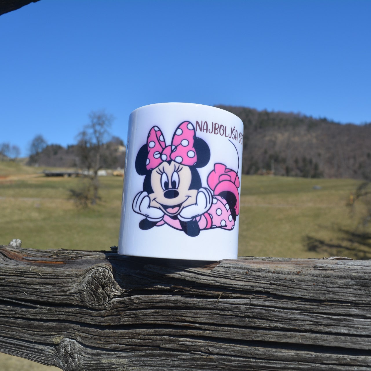 Skodelica (lonček) s potiskom