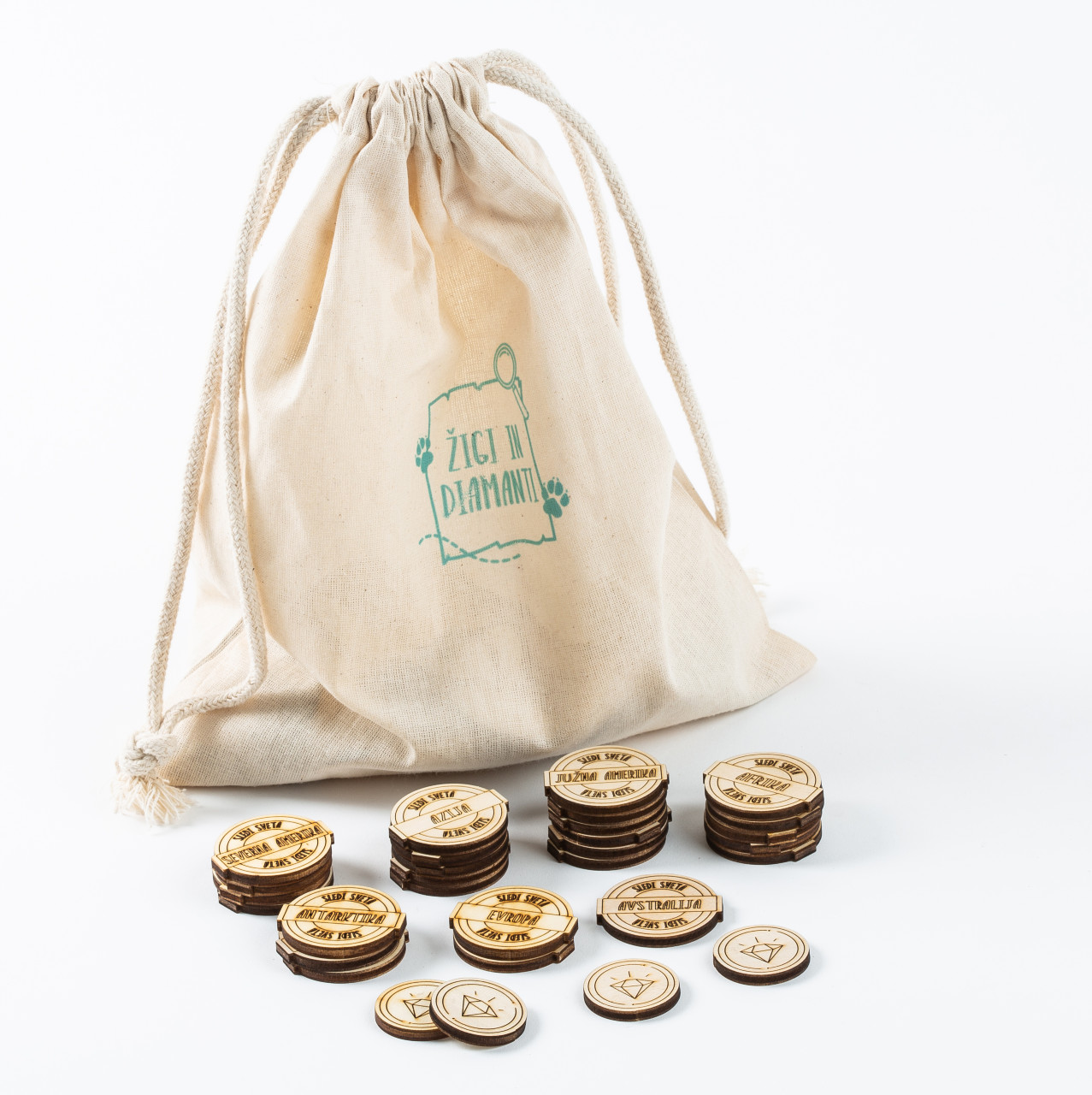 Sledi sveta - Zabavno pustolovska ter poučna družabna igra za vse