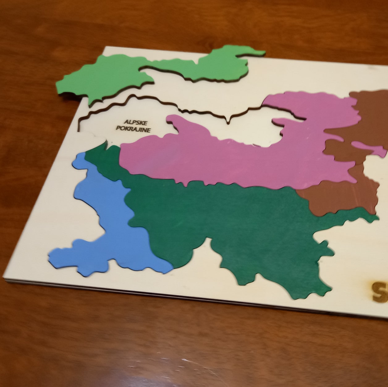 Pokrajine Slovenije - sestavljanka