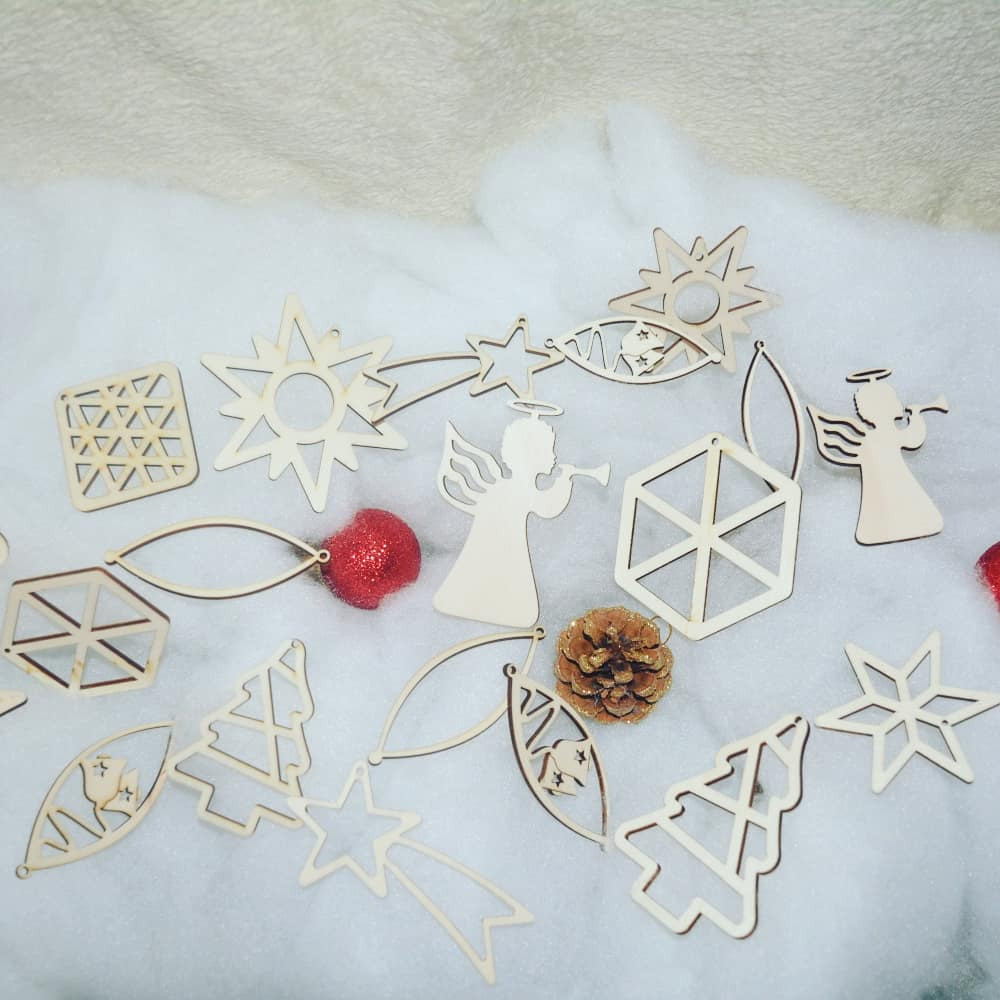 Novoletni obeski - komplet