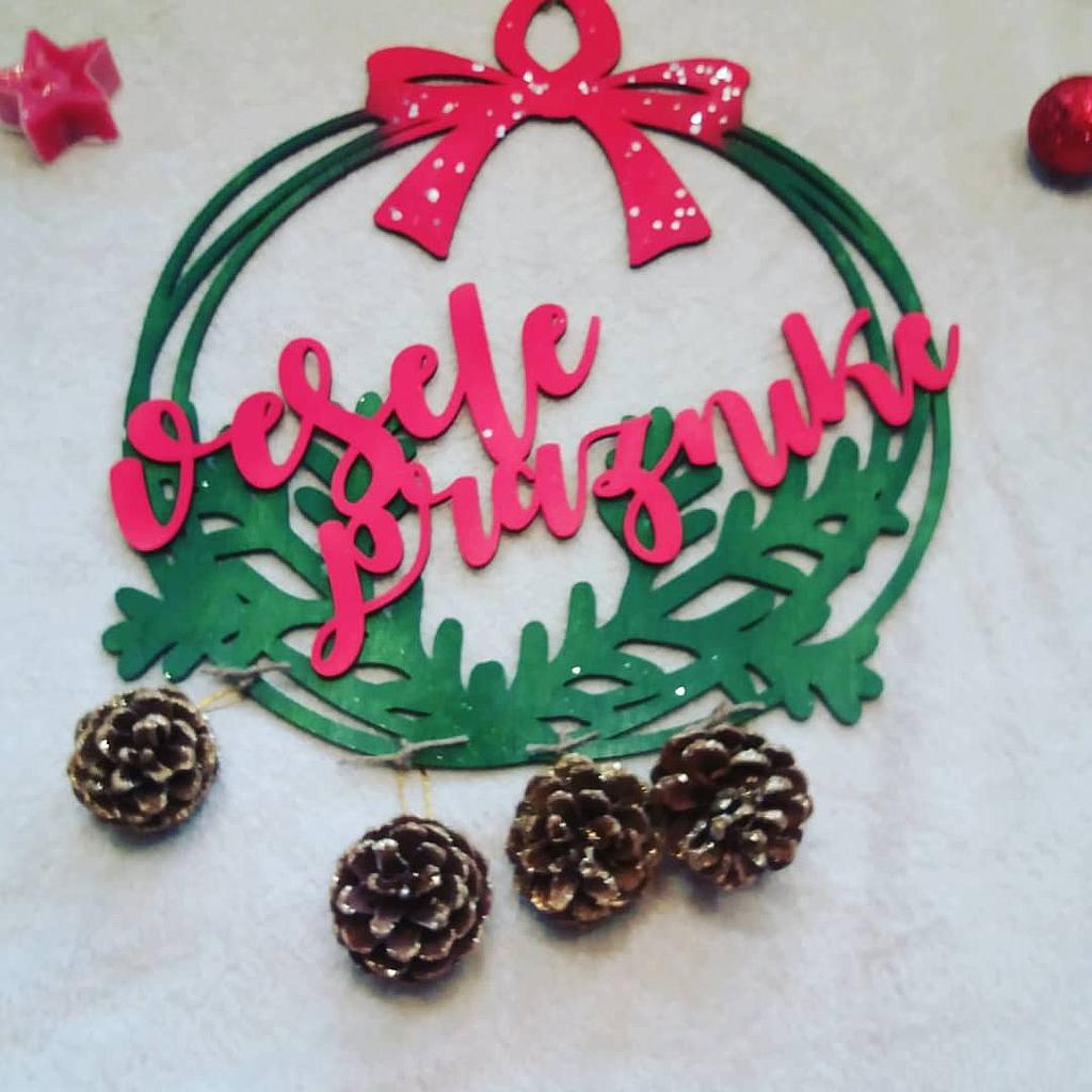 Adventni venček za vrata