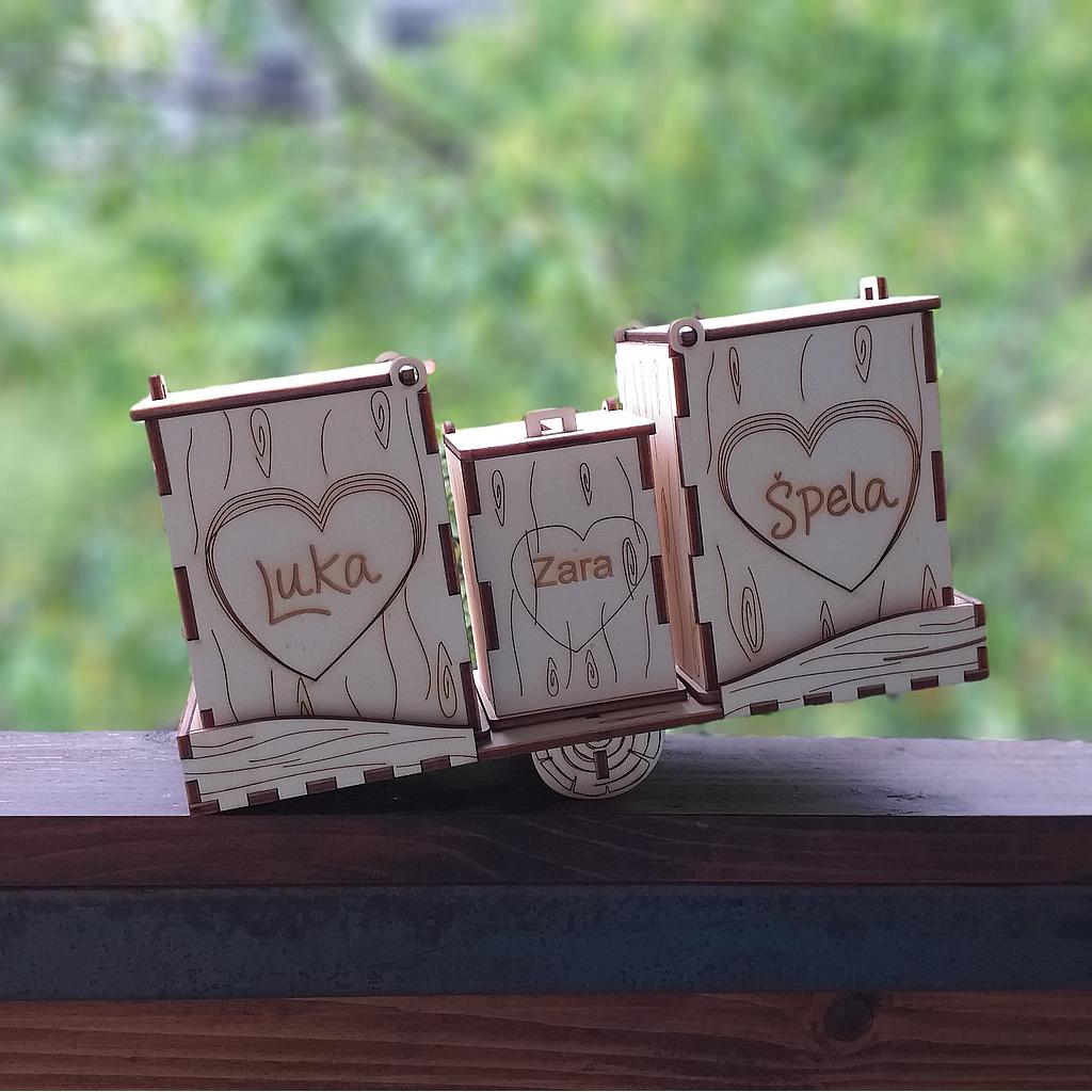 Tehtnica - hranilnik za 3