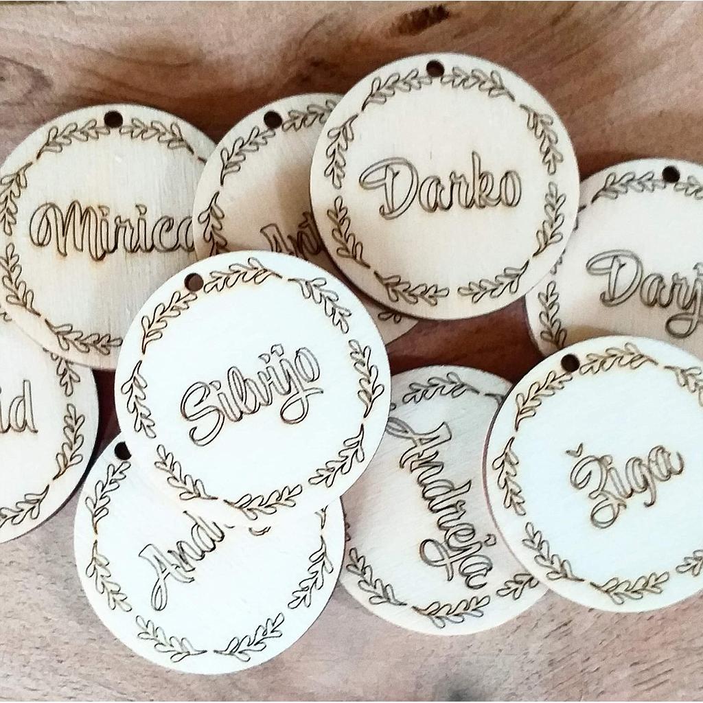 Sedežni red - obesek za ključe