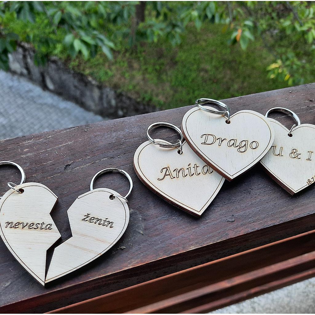 Sedežni red - srčki