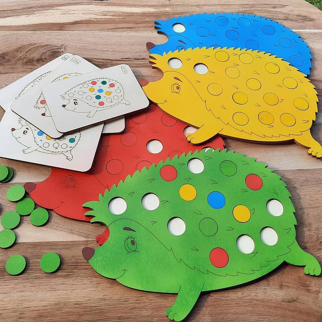 Ježek išče svoje plodove