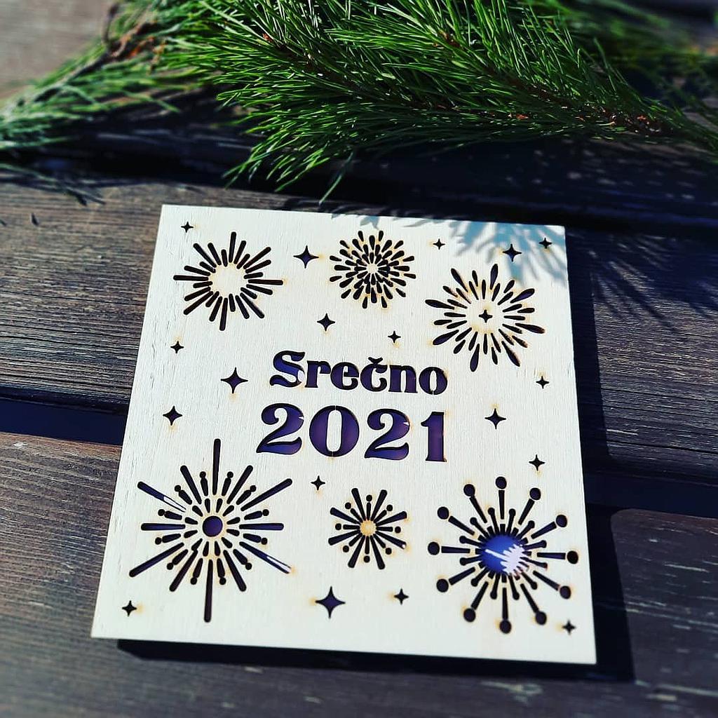 Voščilnica SREČNO 