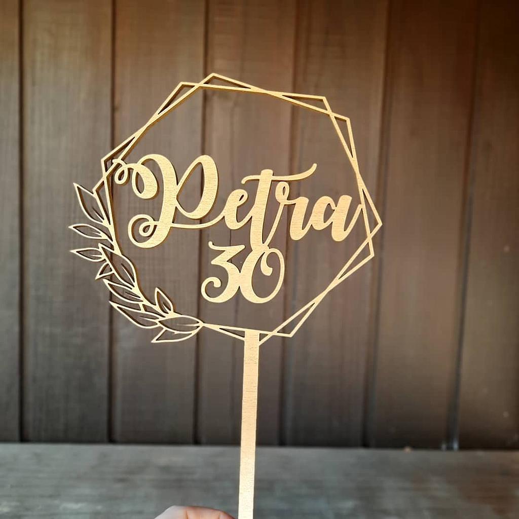 Cake topper Petra