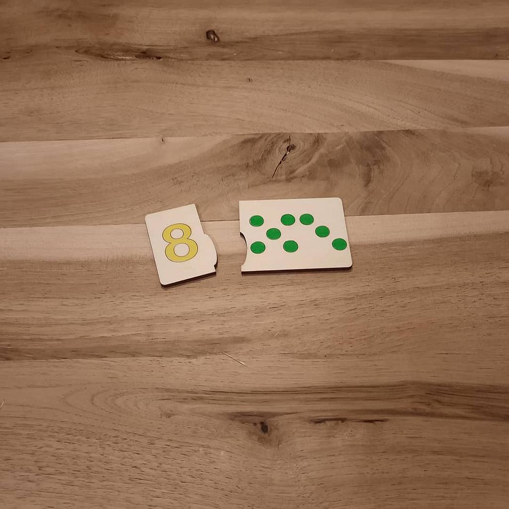 Sestavljanka - puzzle števila 1-10