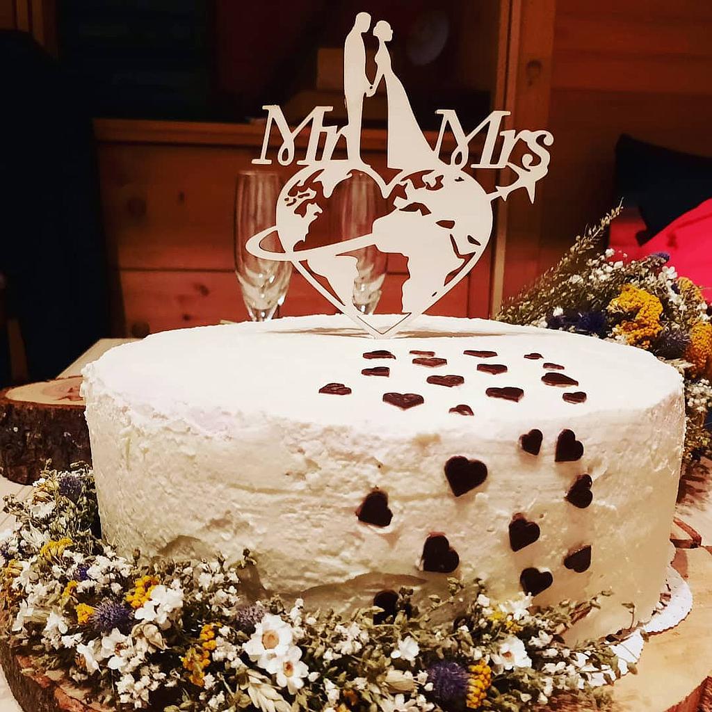 Cake topper Svet