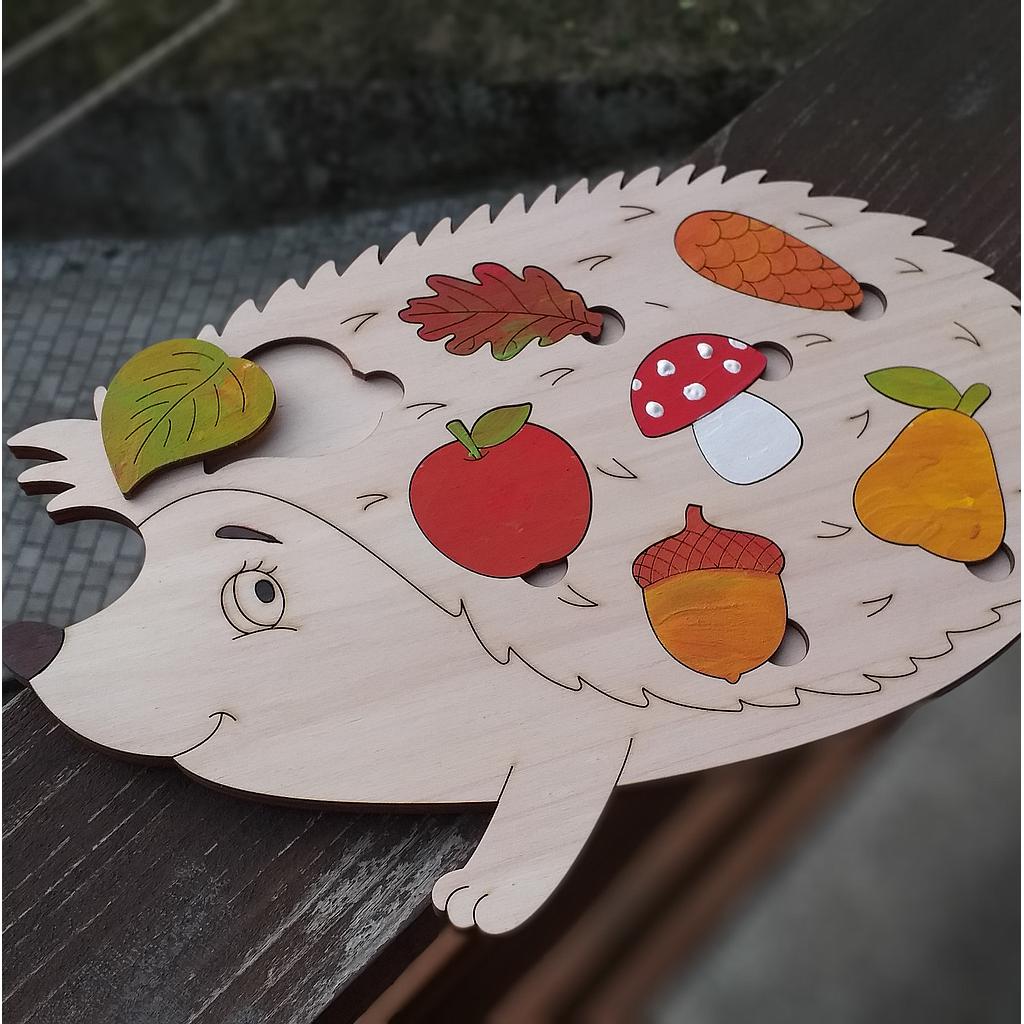 Ježek s sadjem za vstavljanje