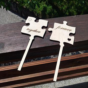 Cake topper puzzel