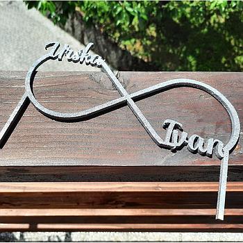 Cake topper - neskončno