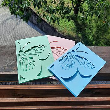 Čestitka/vabilo metulj