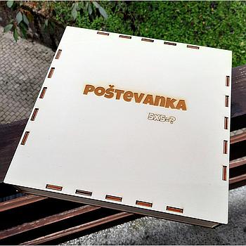 Poštevanka v mreži v leseni škatli