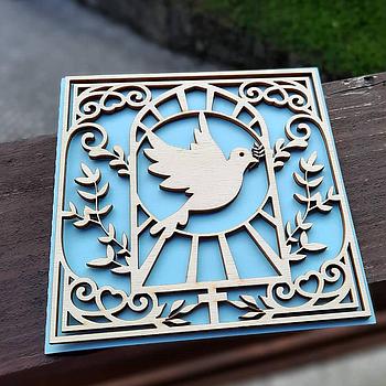 Vabilo/čestitka birma golob