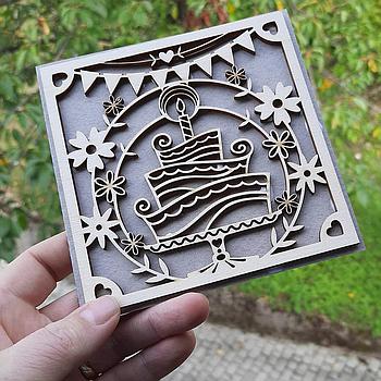 Vabilo/čestitka tortica