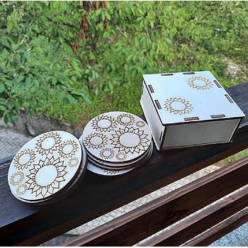 Podstavki za kozarce s škatlo 