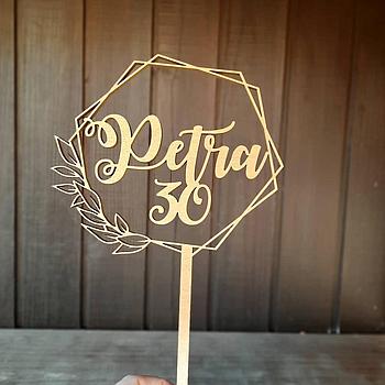 Cake topper Petra