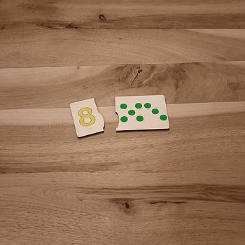 Sestavljanka - puzzle števila 1-10