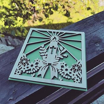 Čestitka ali vabilo (krst)