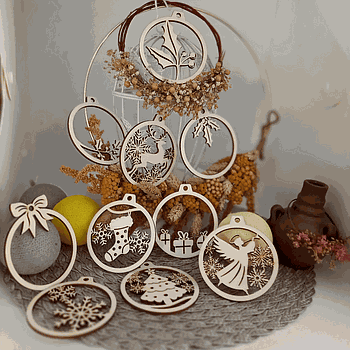 Leseni okraski Tinkara