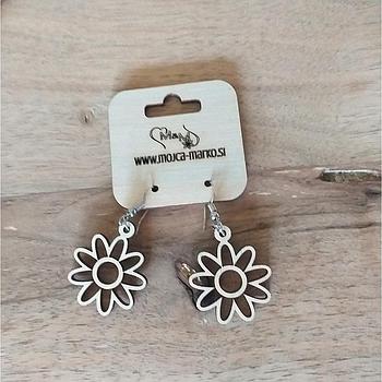 Uhani rožica velika