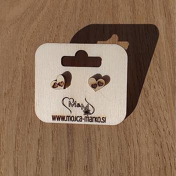 Uhani srček v srčku (mami)